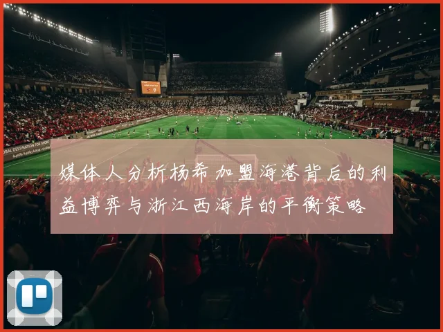 媒体人分析杨希加盟海港背后的利益博弈与浙江西海岸的平衡策略
